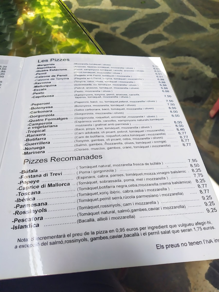 Menu Restaurant Pizzeria El Niu-4