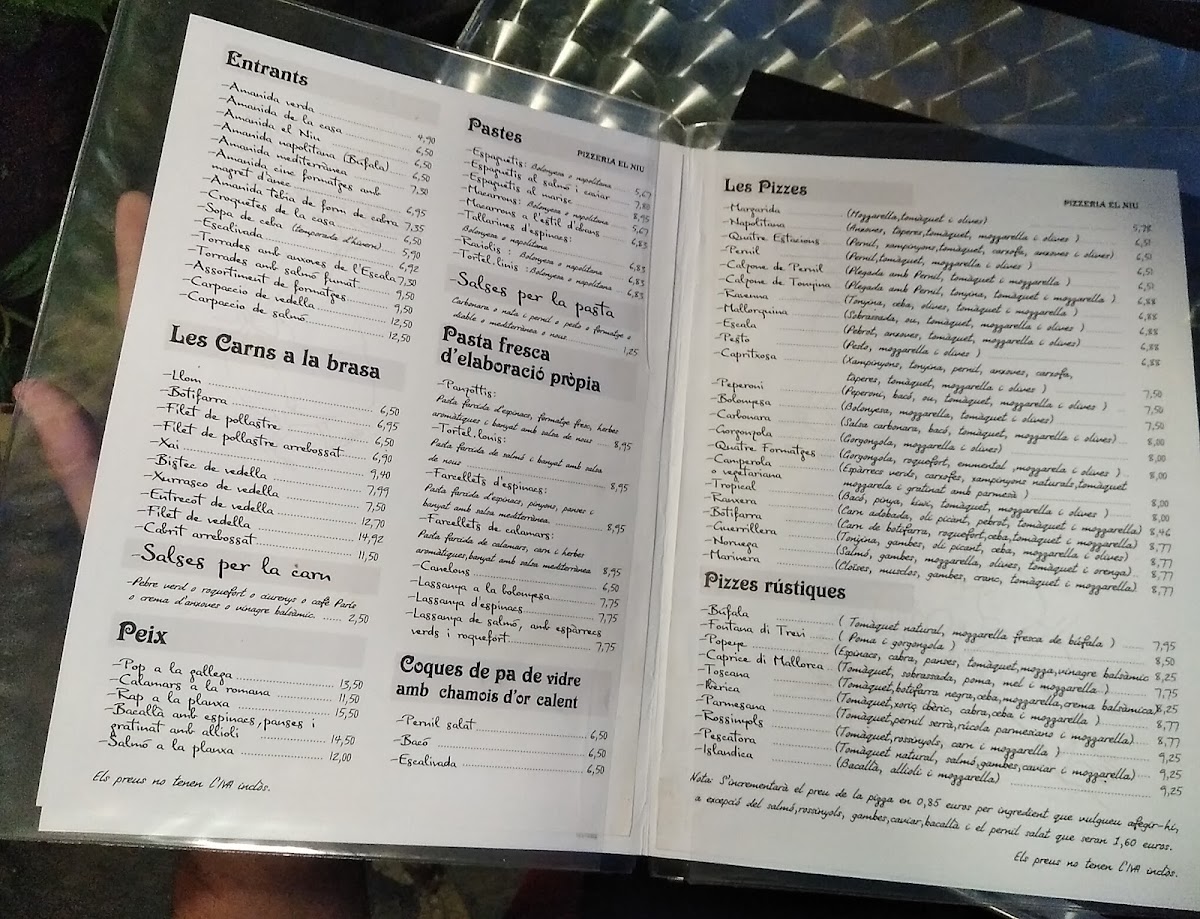 Menu Restaurant Pizzeria El Niu-6